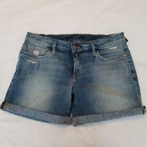 Joe's Jeans distressed cuffed jean shorts